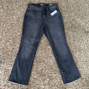 Black cut off old navy jeans